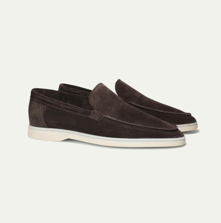 Męskie Loafersy Zamszowe Eleganckie Buty Casual 4