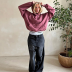 Fleece-Pullover – Kapuze und warme Fütterung