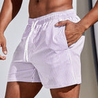 Badehosen für Herren mit Streifen – Schnell Trocknend und Atmungsaktiv 4