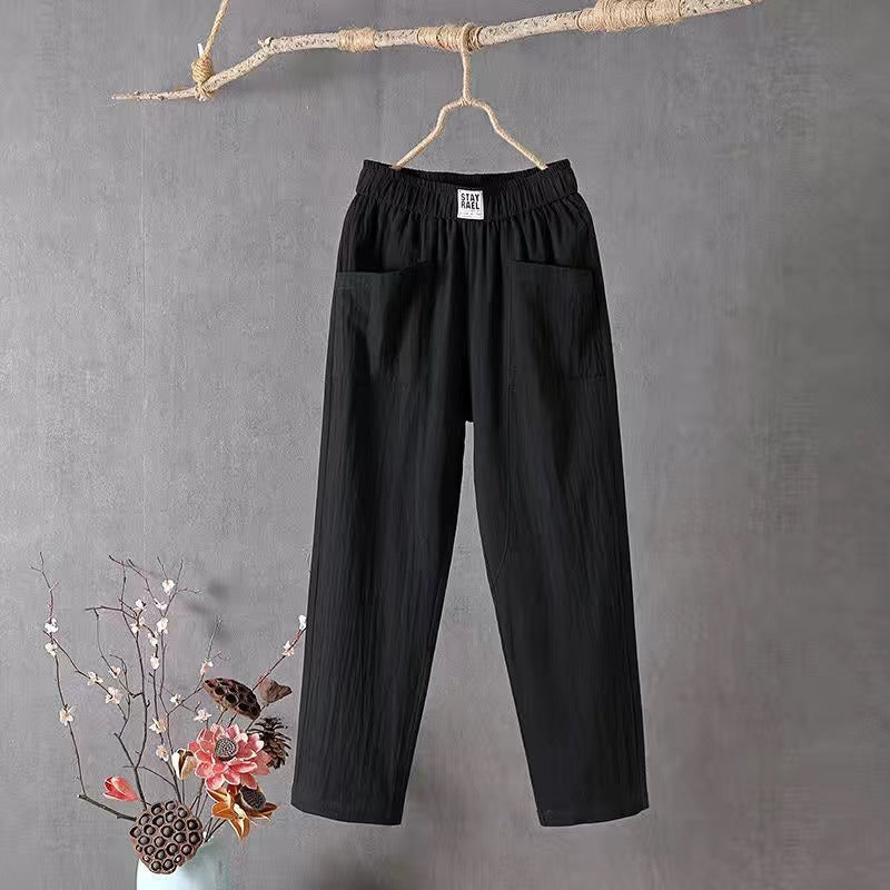 Bequeme Damen Leinenhose