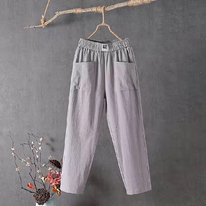 Bequeme Damen Leinenhose