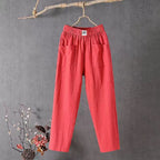 Bequeme Damen Leinenhose