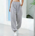 Bequeme Jogginghose aus Baumwollmischung