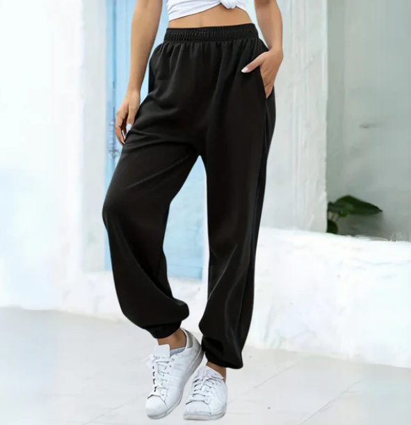 Bequeme Jogginghose aus Baumwollmischung