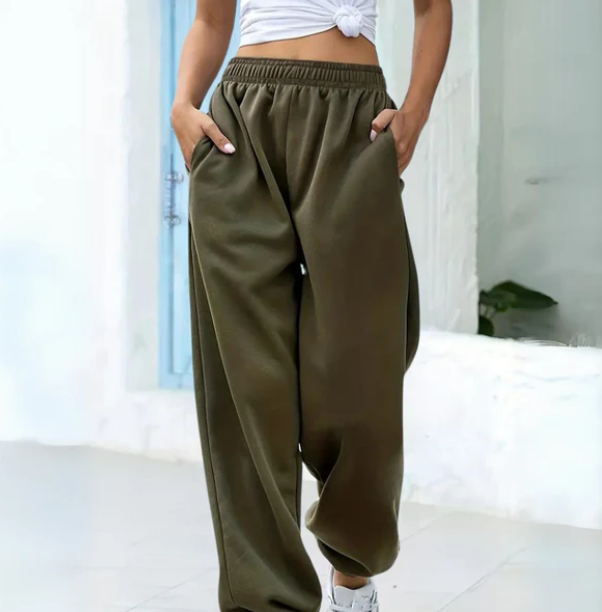 Bequeme Jogginghose aus Baumwollmischung