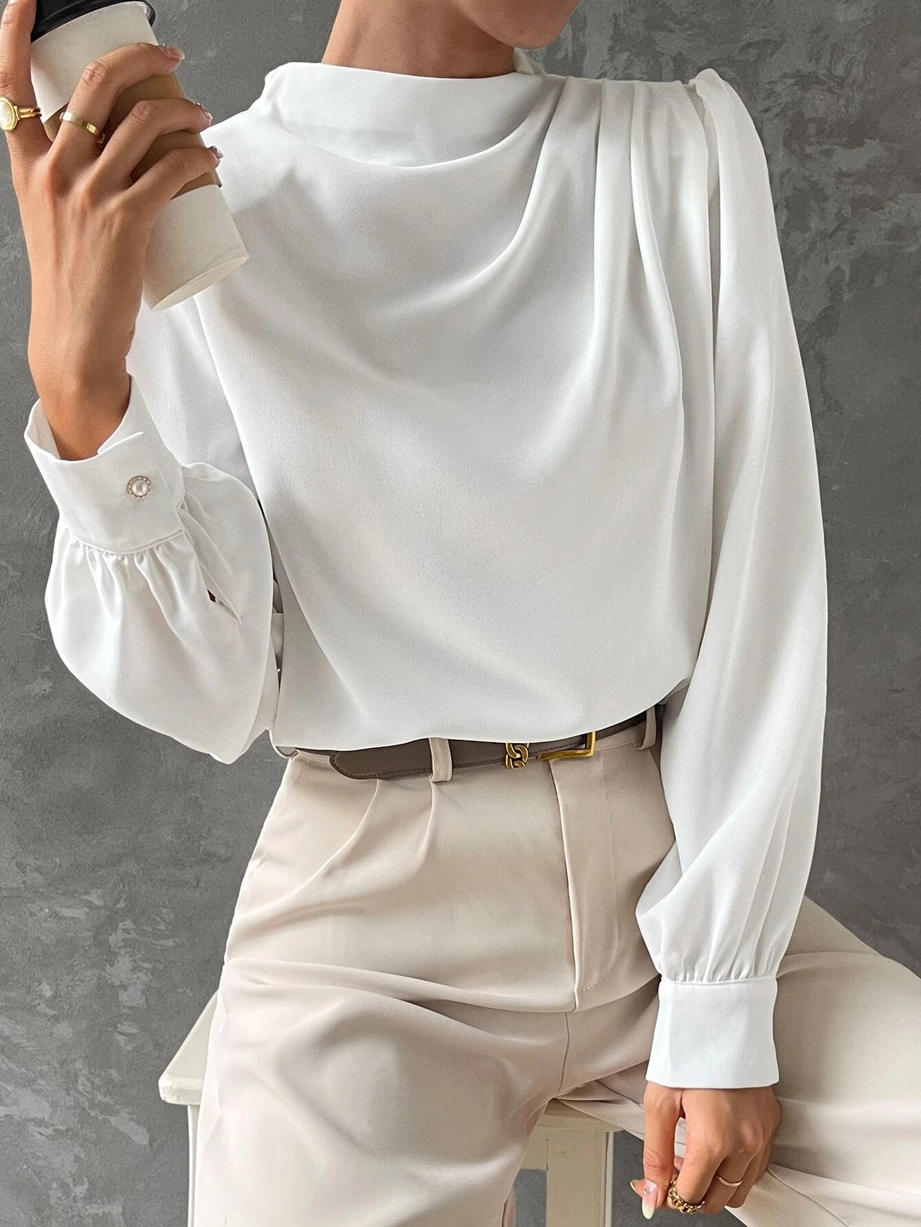Bishop Sleeve Blouse for Women
