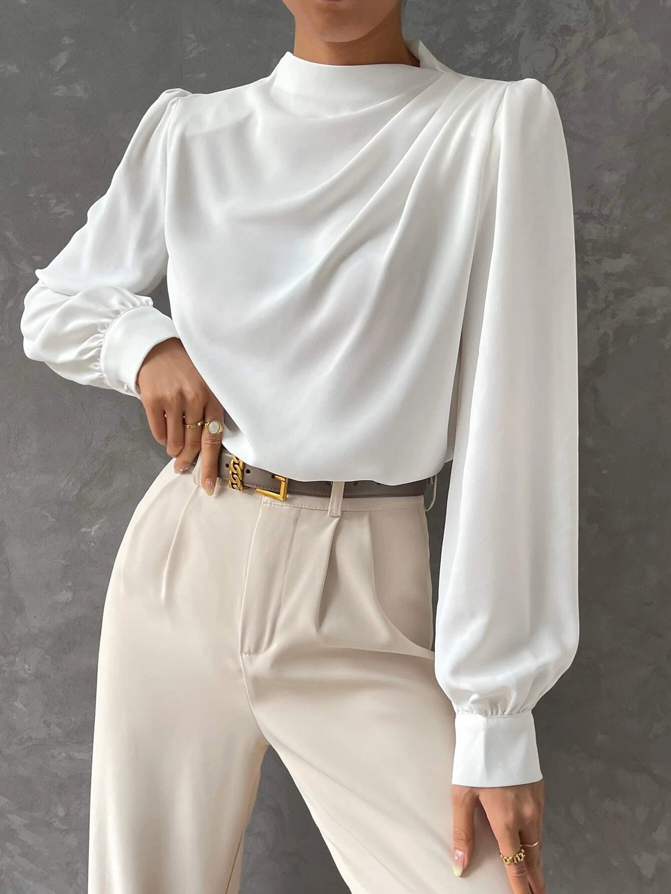 Bishop Sleeve Blouse for Women