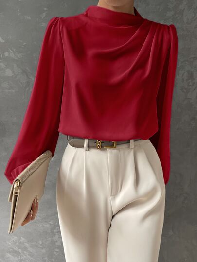 Bishop Sleeve Blouse for Women
