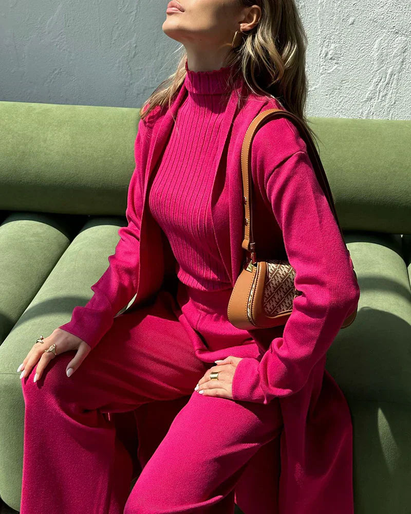 Damen 3-teiliges Casual Set 4