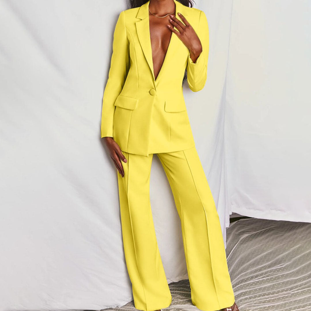 Damen Blazer-Hosen Set für Elegante Anlässe und Büro 10