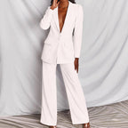Damen Blazer-Hosen Set für Elegante Anlässe und Büro 12