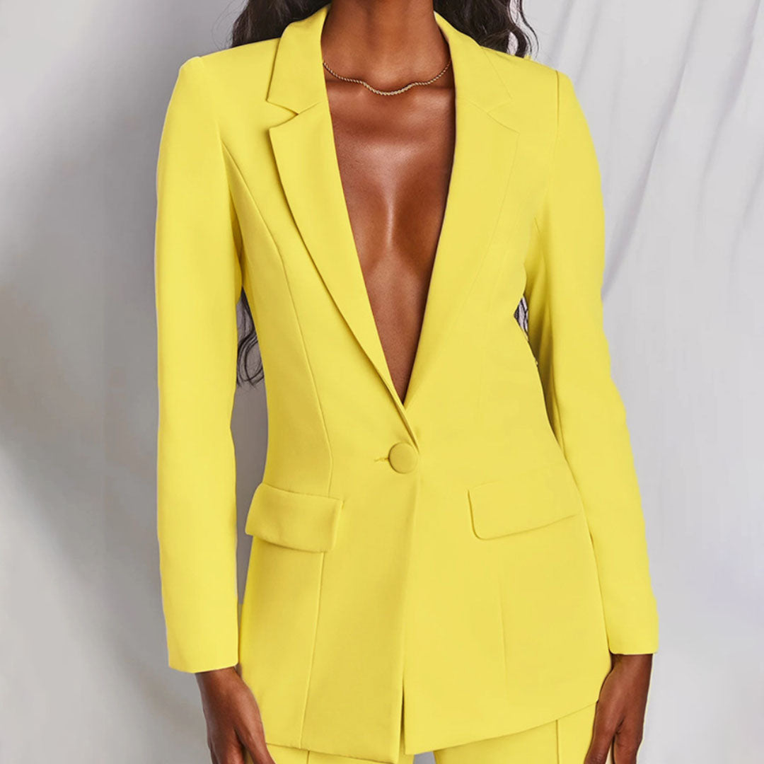 Damen Blazer-Hosen Set für Elegante Anlässe und Büro 2