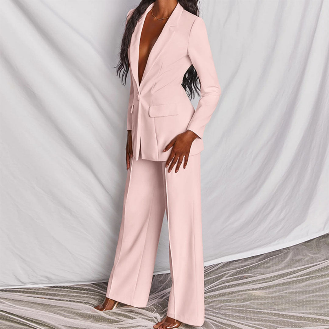 Damen Blazer-Hosen Set für Elegante Anlässe und Büro 4