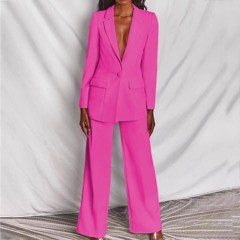 Damen Blazer-Hosen Set für Elegante Anlässe und Büro 8