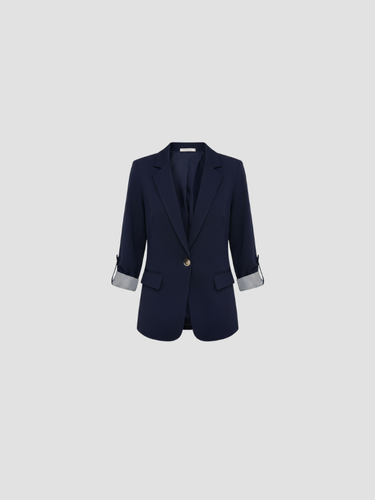 Damen Blazer – Moderne Eleganz mit schmaler Passform 0