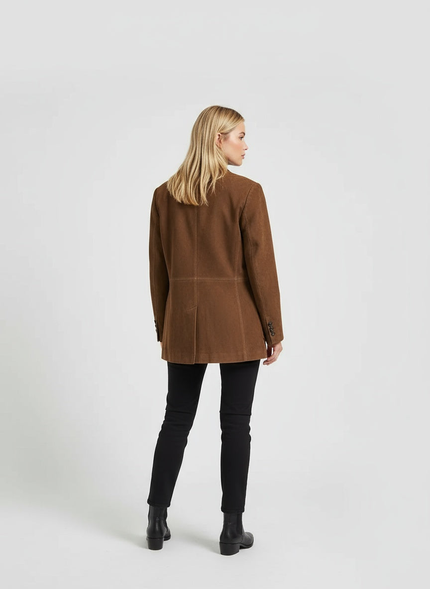 Damen Blazer – Strukturierte Eleganz im Slim-Fit Design 3