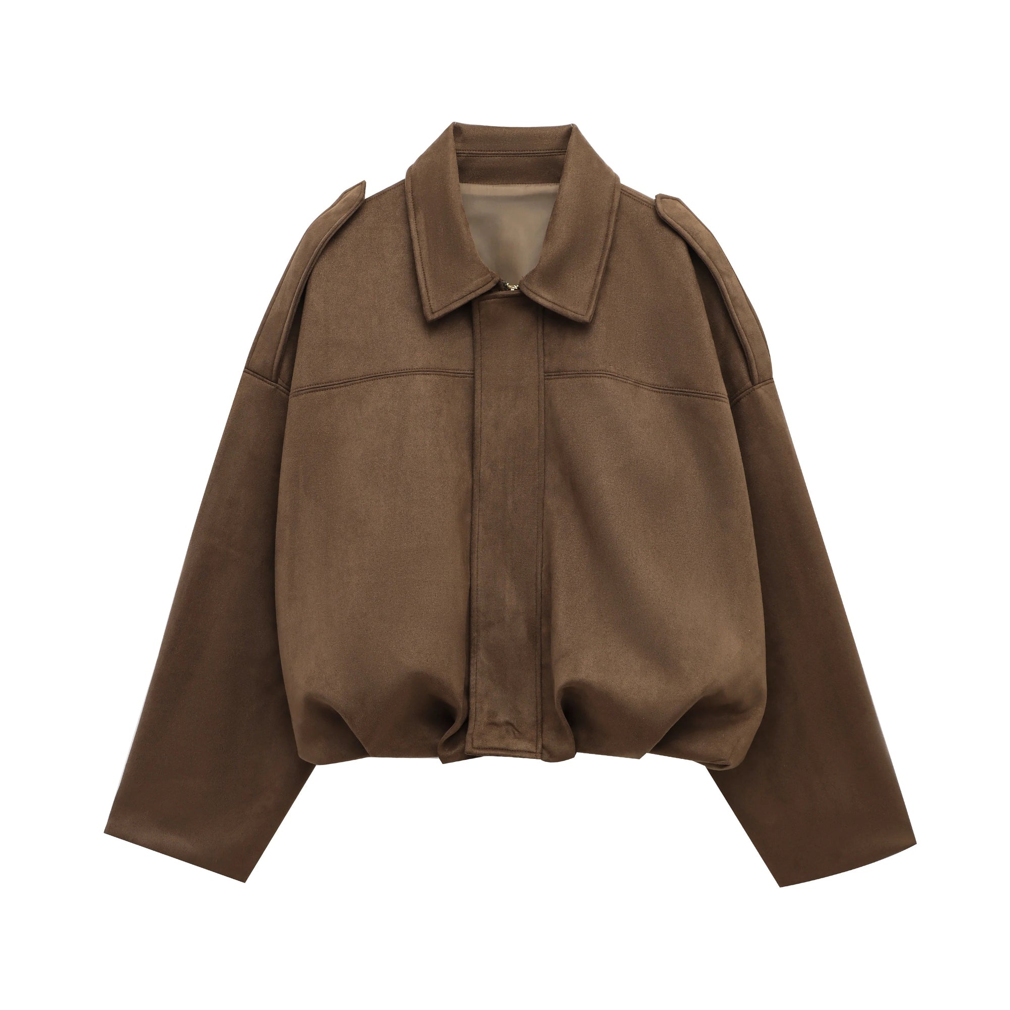 Damen Bomberjacke aus Wildleder 0