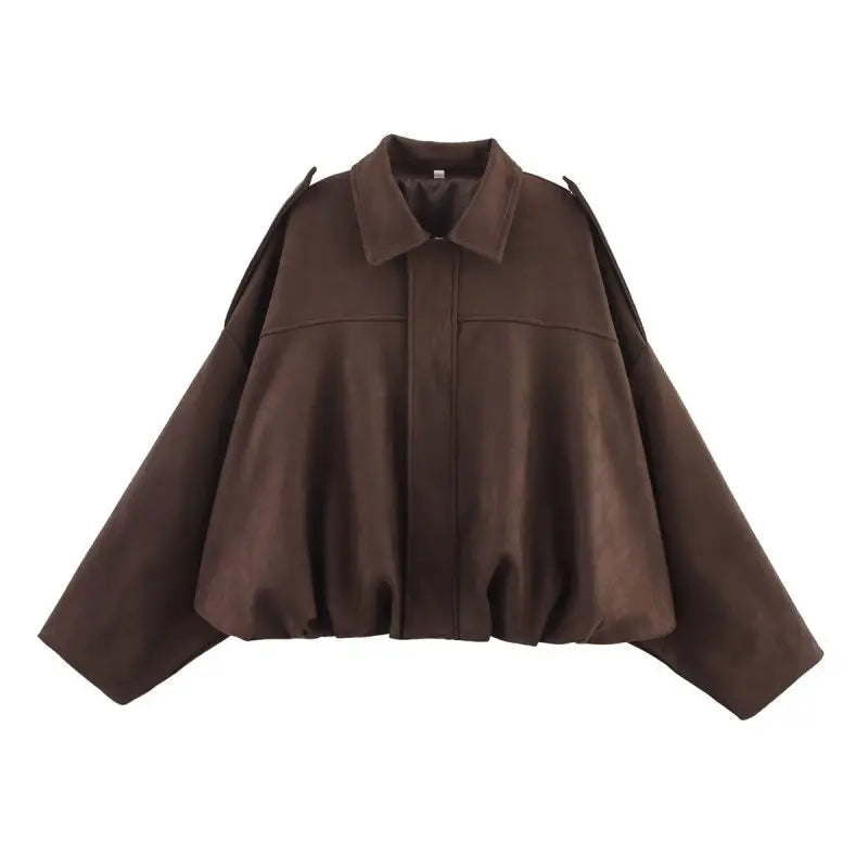 Damen Bomberjacke aus Wildleder 10