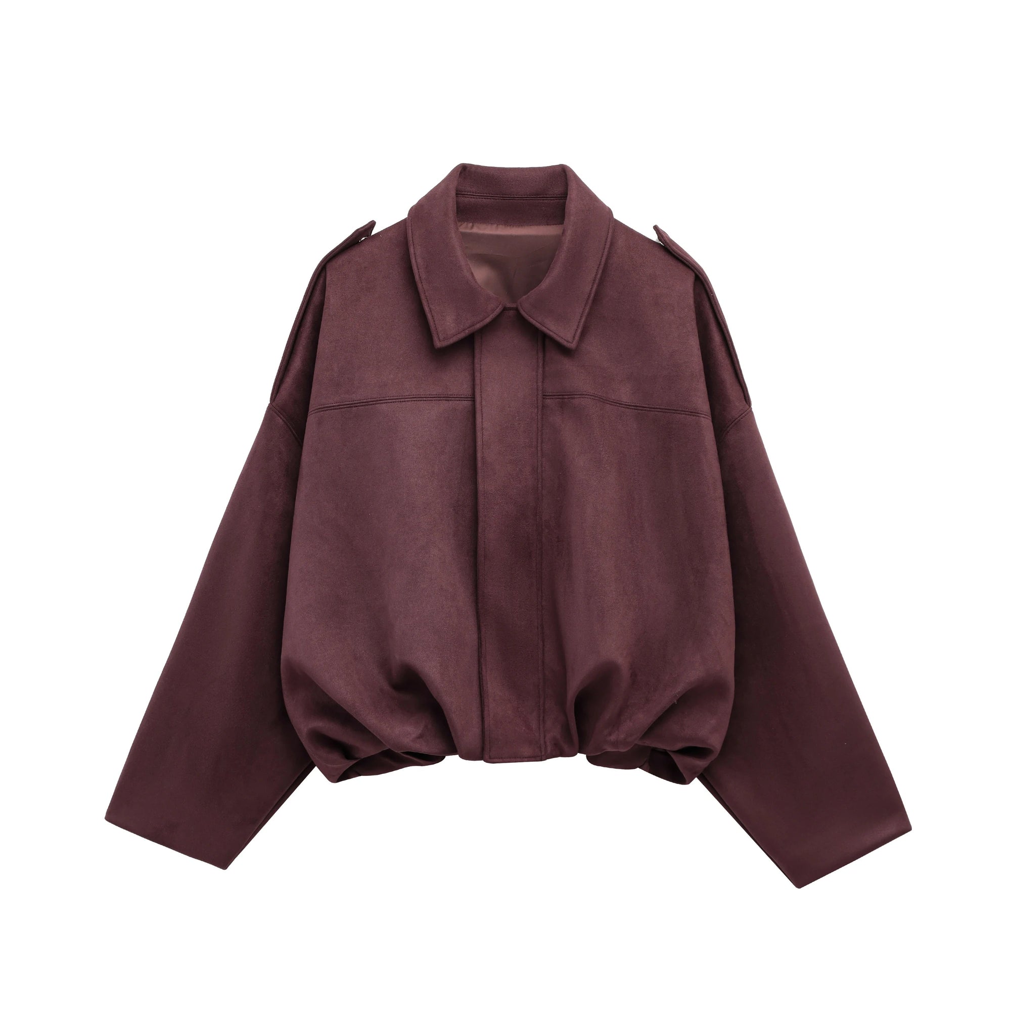 Damen Bomberjacke aus Wildleder 9
