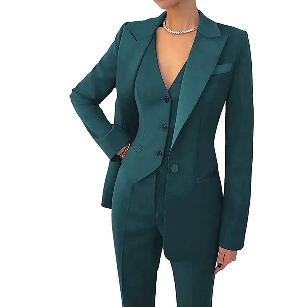Damen Dreiteiliges Anzug-Set für formelle Anlässe 2