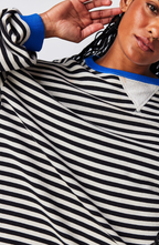 Damen Gestreifter Pullover 8