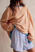 Damen Gestreifter Pullover 9