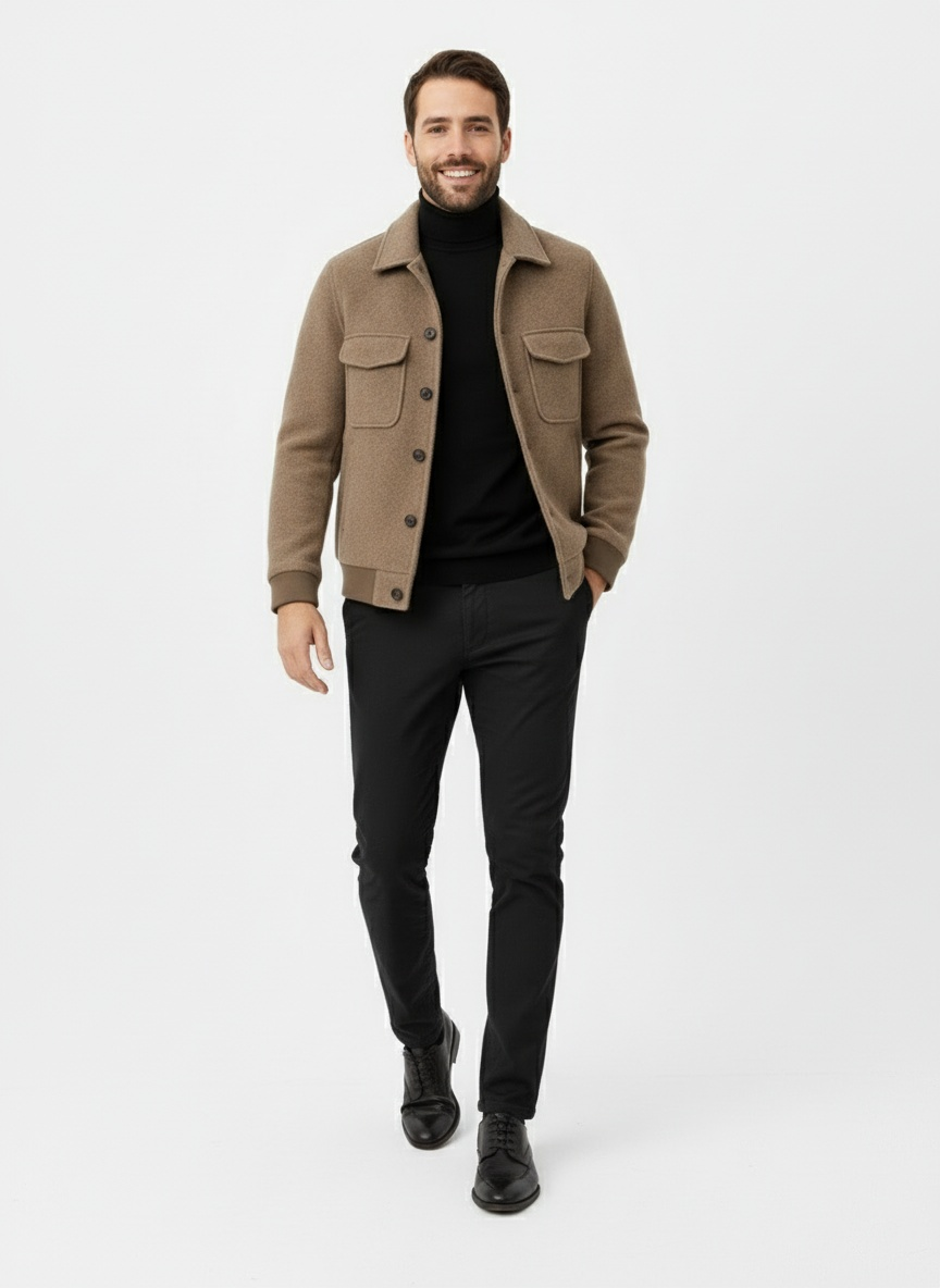 Damen Herbstjacke mit zeitloser Eleganz 1