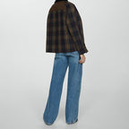 Damen Jacke mit Weichem Bontkragen im Rautendesign 2