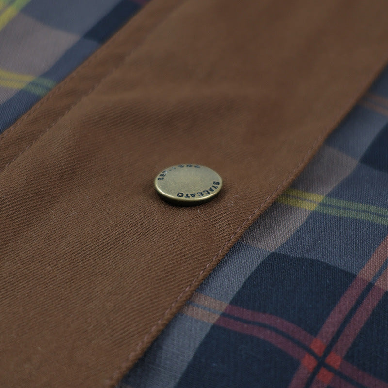 Damen Jacke mit Weichem Bontkragen im Rautendesign 5