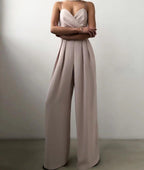 Damen Jumpsuit mit Spaghettiträgern für elegante Anlässe 3