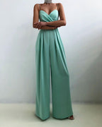 Damen Jumpsuit mit Spaghettiträgern für elegante Anlässe 4