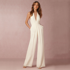 Damen Jumpsuit mit Weiter Hose - Bequemer Stil für Alltag 1