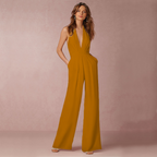 Damen Jumpsuit mit Weiter Hose - Bequemer Stil für Alltag 4