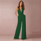 Damen Jumpsuit mit Weiter Hose - Bequemer Stil für Alltag 5