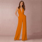 Damen Jumpsuit mit Weiter Hose - Bequemer Stil für Alltag 9