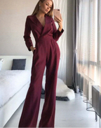 Damen Jumpsuit mit langen Ärmeln für elegante Anlässe 7