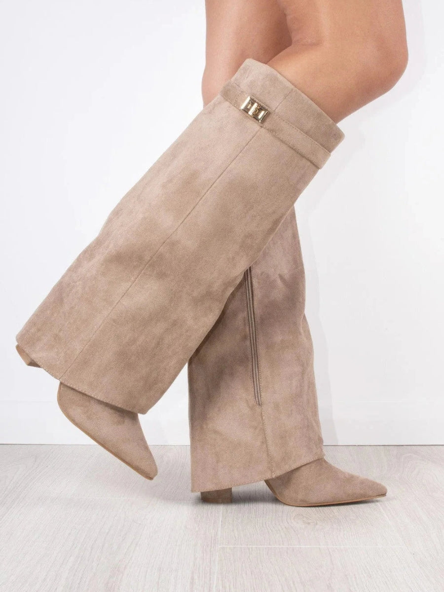 Damen Klassische Hohe Stiefel 0