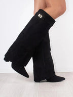 Damen Klassische Hohe Stiefel 1