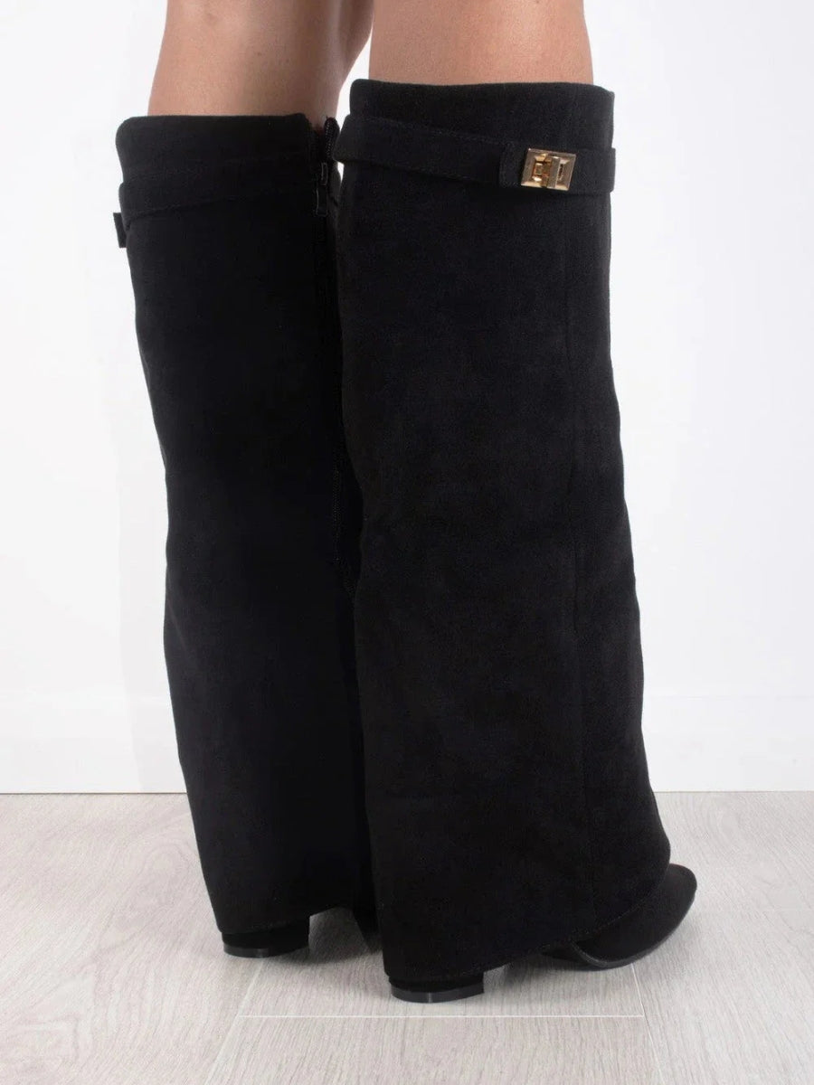 Damen Klassische Hohe Stiefel 3