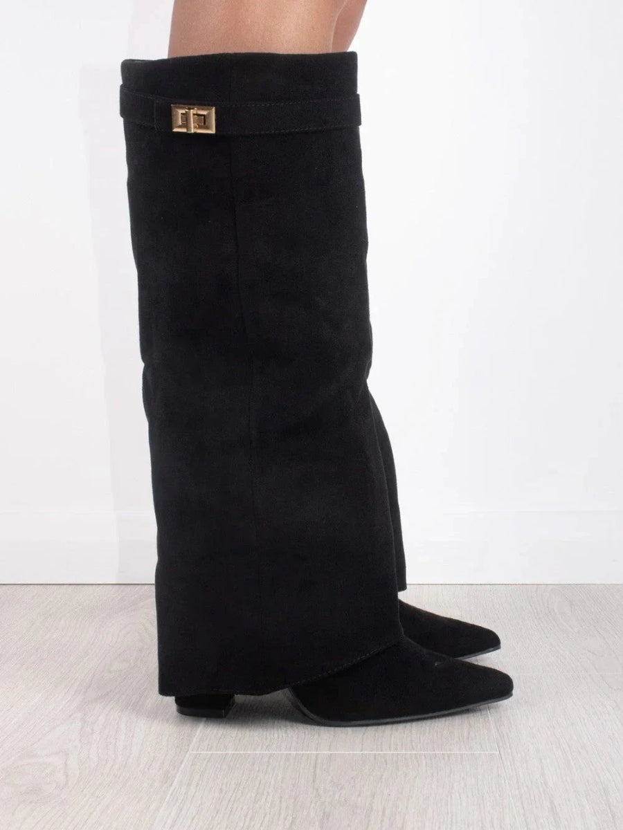 Damen Klassische Hohe Stiefel 4