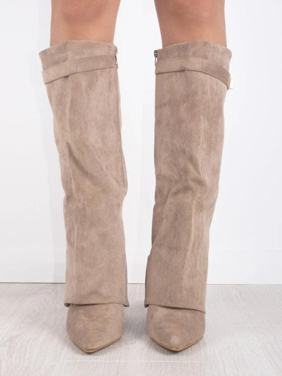 Damen Klassische Hohe Stiefel 5