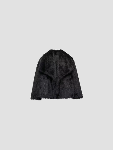 Damen Kunstpelzjacke für kalte Tage - Glamouröse Jacke 3