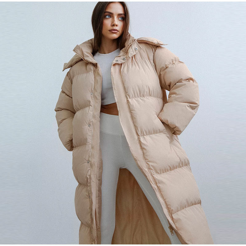 Damen Lange Daunenjacke für Winter 1