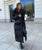 Damen Lange Winterjacke mit Stil 0