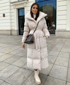 Damen Lange Winterjacke mit Stil 3