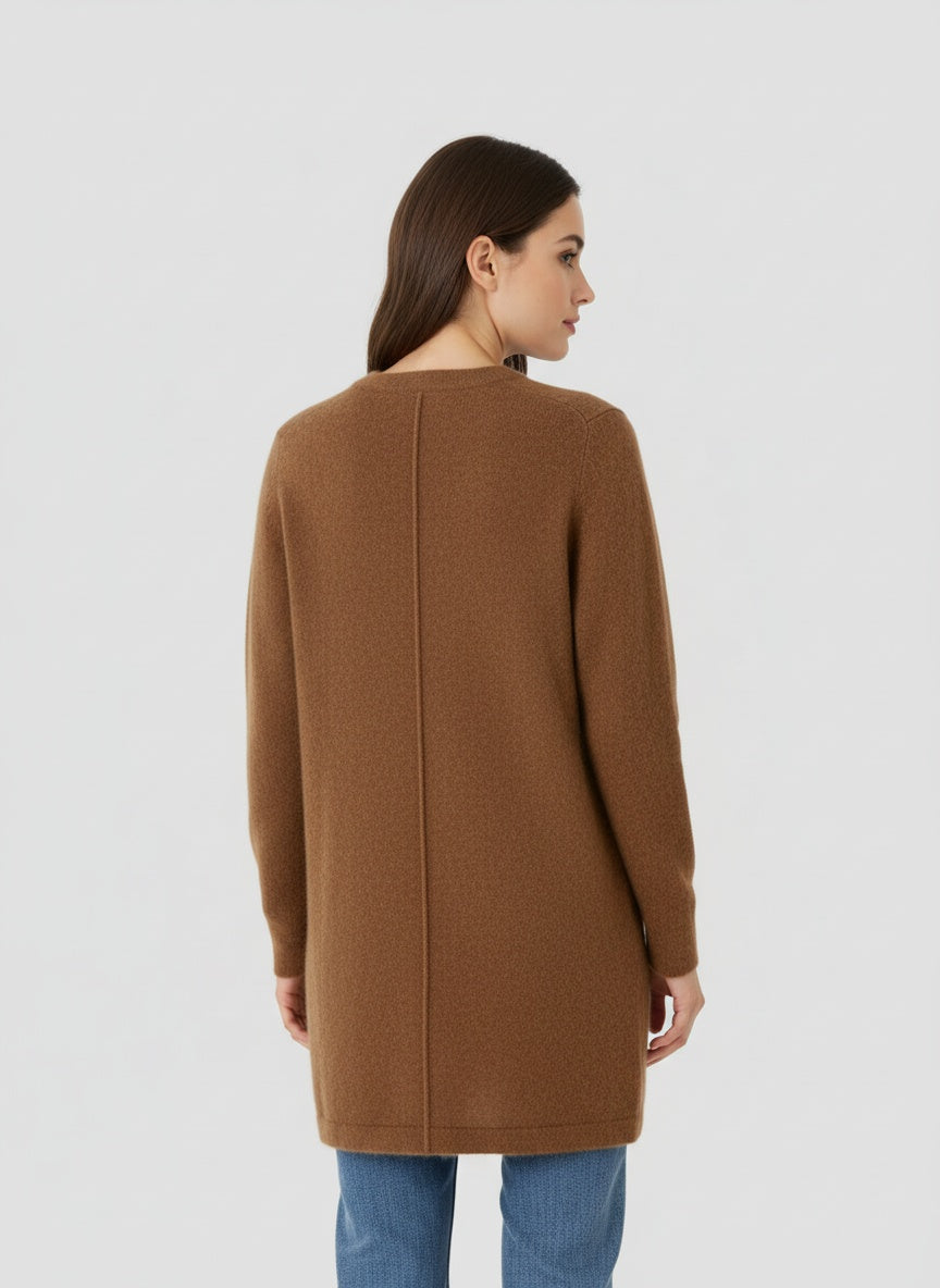 Damen Langer Strickcardigan – Vielseitige Eleganz für jeden Anlass 2