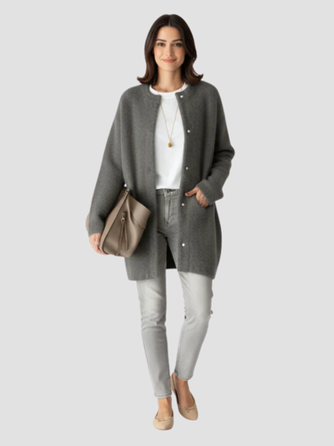 Damen Langer Strickcardigan – Vielseitige Eleganz für jeden Anlass 4