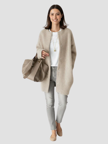 Damen Langer Strickcardigan – Vielseitige Eleganz für jeden Anlass 5