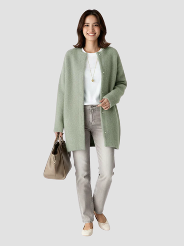 Damen Langer Strickcardigan – Vielseitige Eleganz für jeden Anlass 6