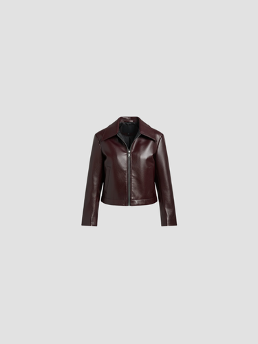 Damen Lederjacke mit modernem Design 1